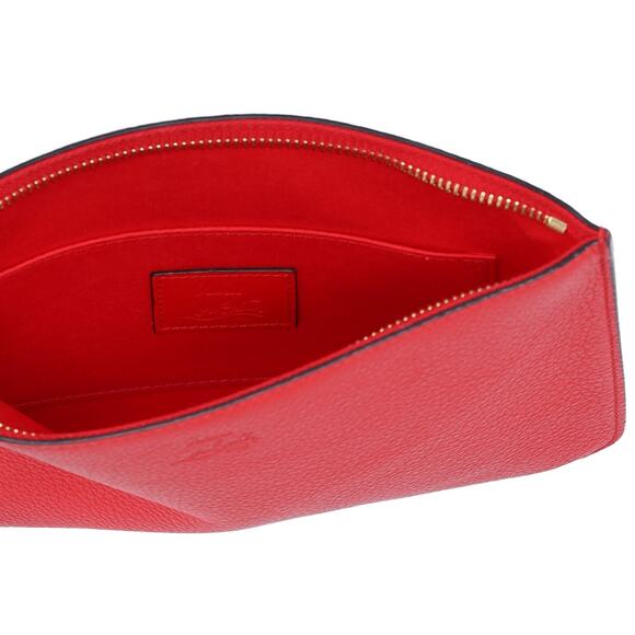 Christian Louboutin Loubicute Pouch with Charms Red Leather - Picture 4 of 6
